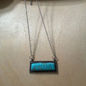 NEW Turquoise Silver Necklace